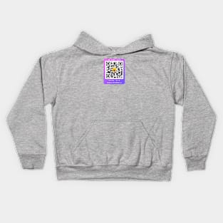 Scan for California, Qr Code Funny Memes -34 Kids Hoodie